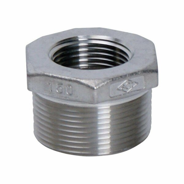 Smith Cooper Stainless Steel Hex Bushing - 1 in. x 0.5 dia. 4810768